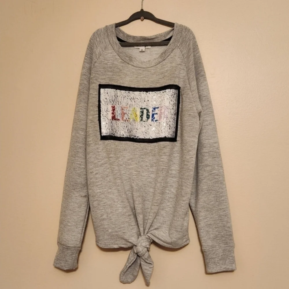 Ten Sixty Sherman Girls Sweater With Sequins
